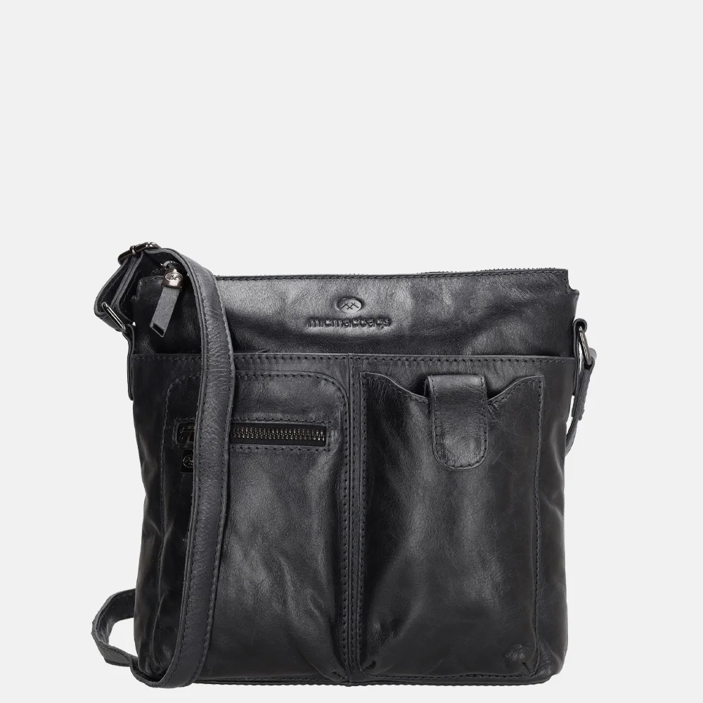 Donkerblauwe crossbody online tas